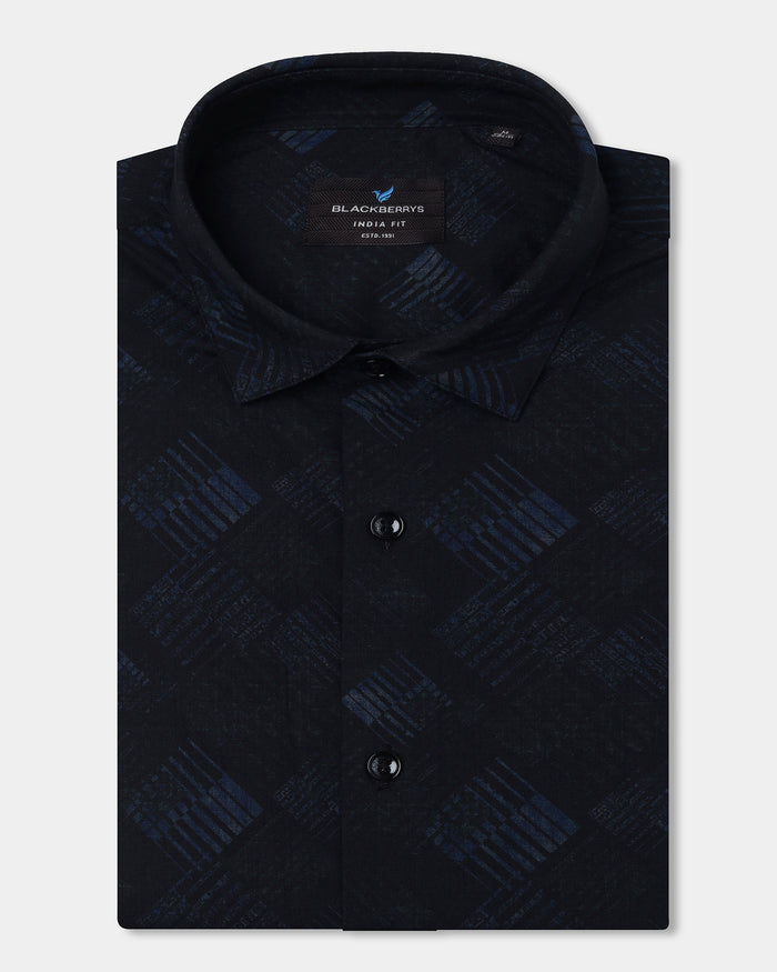 Blue Printed Shirt - Beno