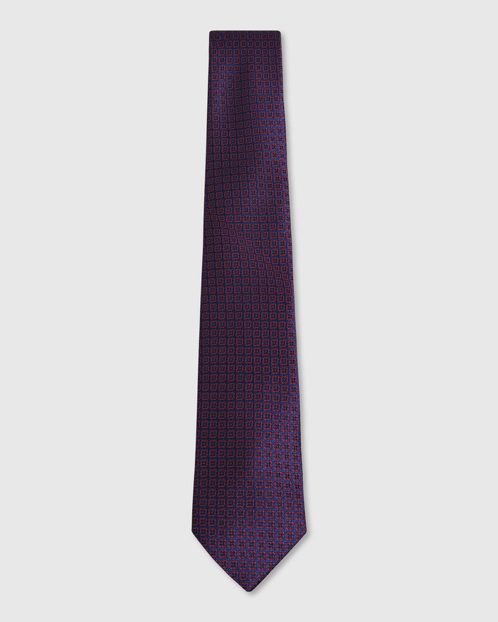 Blue Solid Tie - Wenzeel
