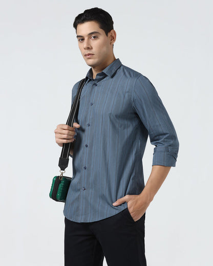 Blue Stripe Shirt - Ovlon