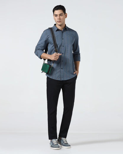 Blue Stripe Shirt - Ovlon