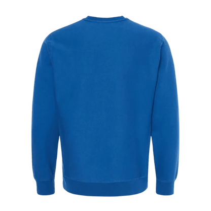 Blue sweatshirt on a transparent background