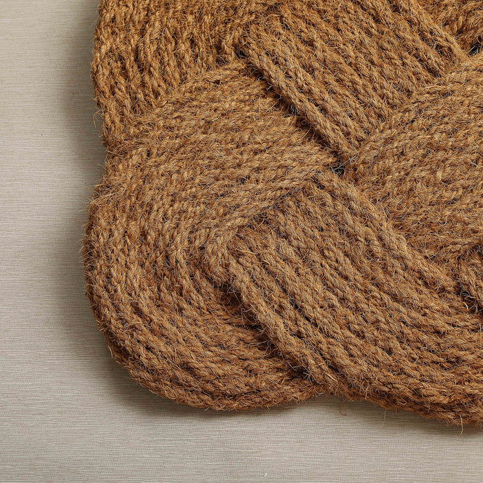 Braided Coconut Fiber Doormat