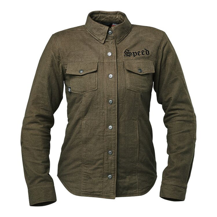 Brat Armored Flannel Olive: Speed and Strength Women's Brat Armored Flannel
Casual but protected, the Brat Flannel has aramid