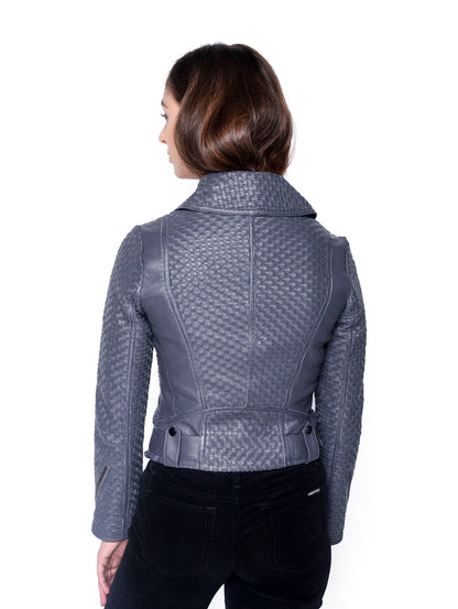 Brooklyn Basket Weave Grey Jacket