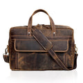 Brown Fresno Laptop Leather Briefcase