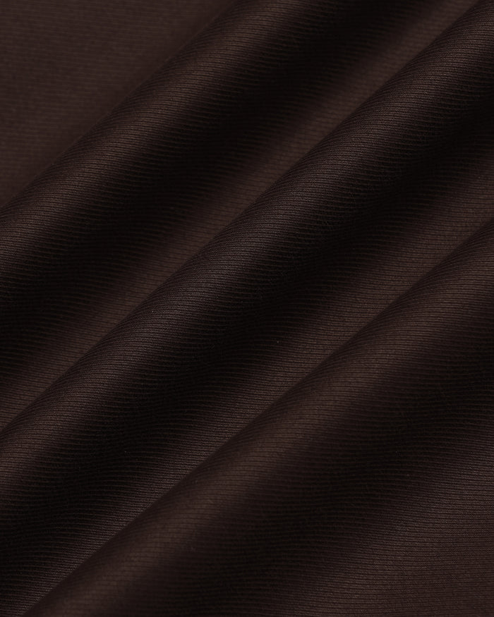 Brown Solid Khakis - Elm