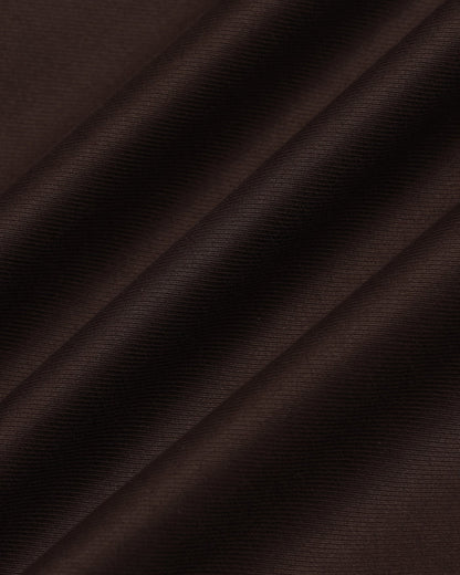 Brown Solid Khakis - Elm