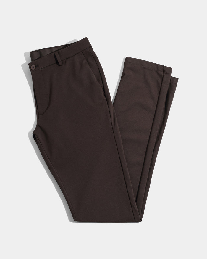 Brown TechPro Solid Khakis - Ziea