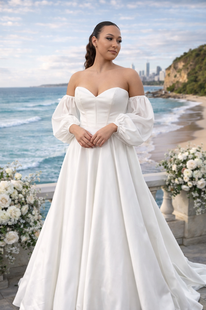 Bryson Detachable Bridal Sleeves