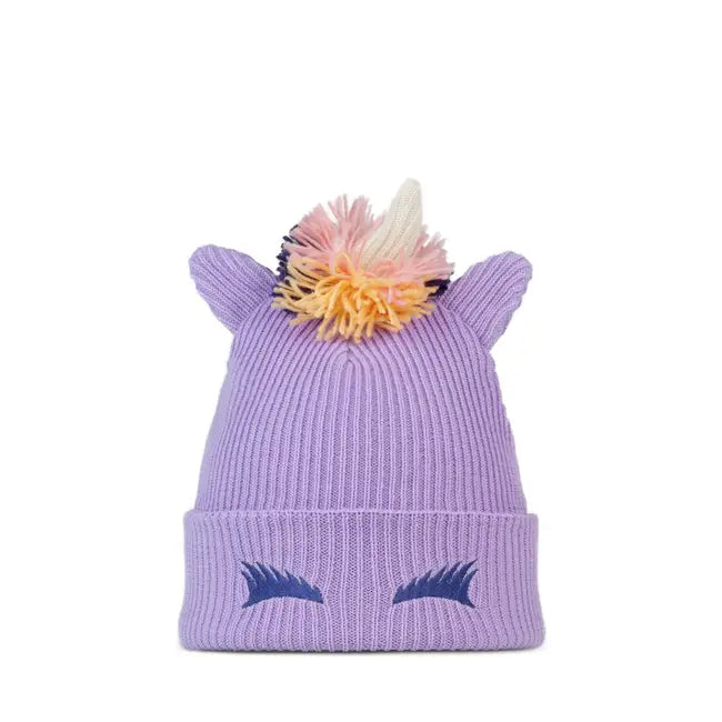 Buff Knitted Youth Beanie