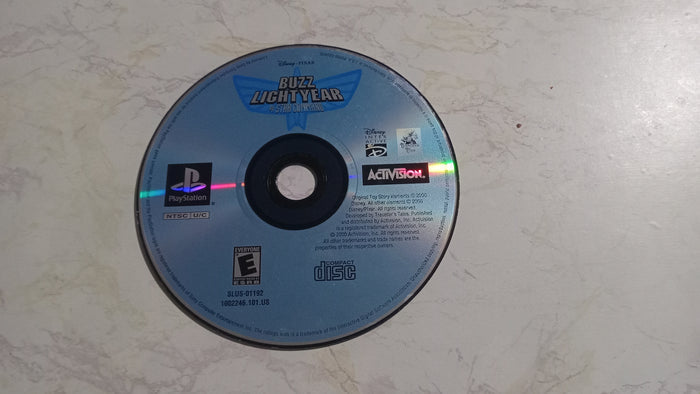 Buzz Lightyear Star Command PS1 Disk Only Tested Playstation 1 Video Game