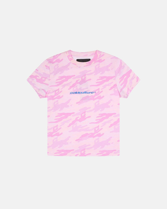 CAMO TEE PINK - COLD CULTURE