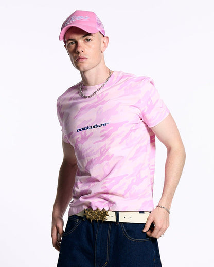 CAMO TEE PINK - COLD CULTURE #man