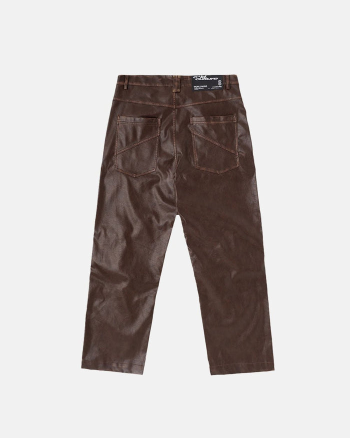 CARGO V2 PANTS BROWN LEATHER - COLD CULTURE