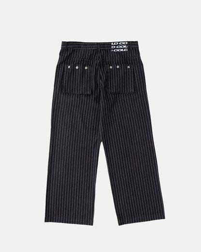 STRIPES CASINO V1 PANTS BLACK DENIM - COLD CULTURE