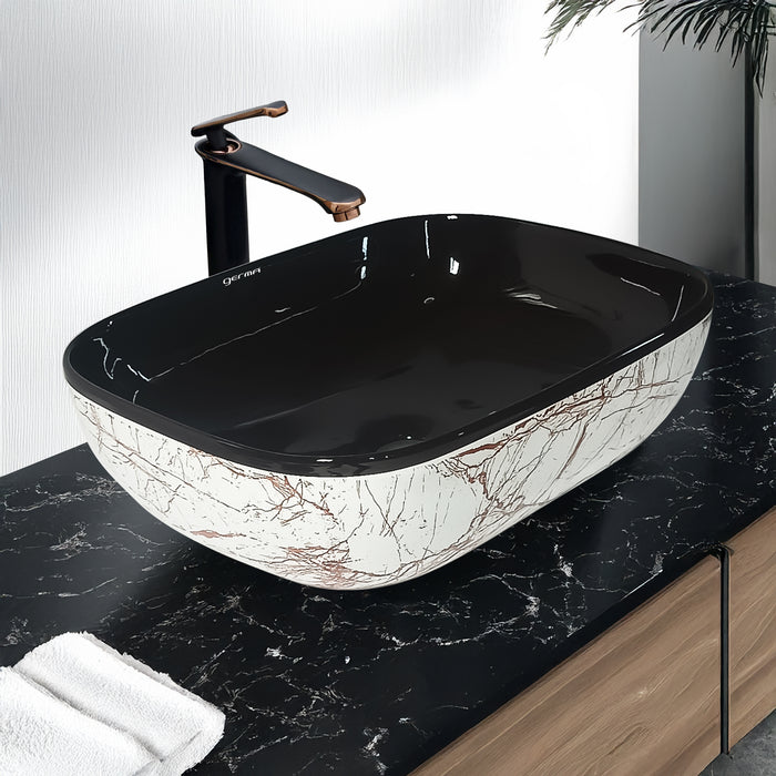 Ceramic Table Top Designer Basin - Life Time Coating Warranty - STELLAR 225