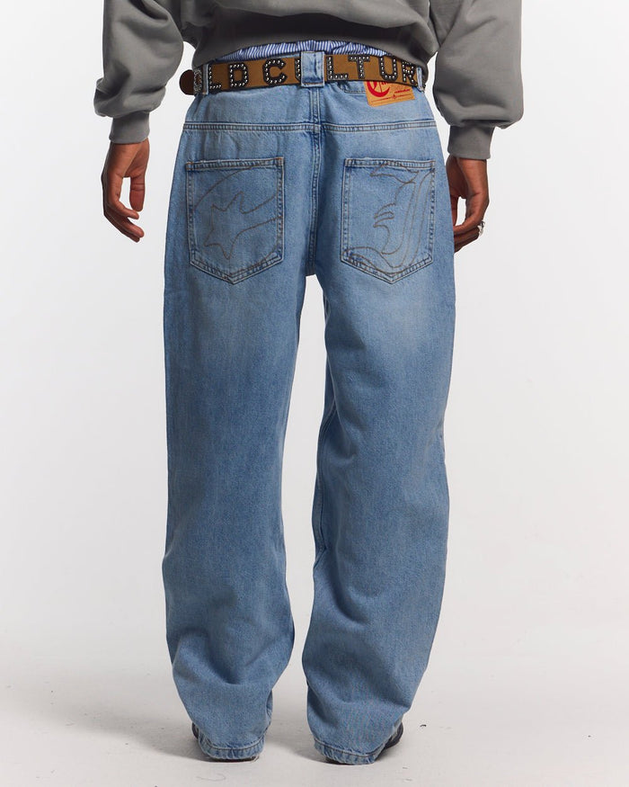 CLASSIC JEANS WASHED BLUE - COLD CULTURE