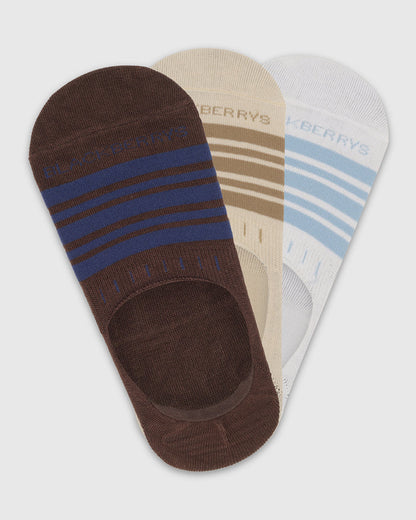 Combed Cotton Sneaker Socks Pack of 3 - Waitaki