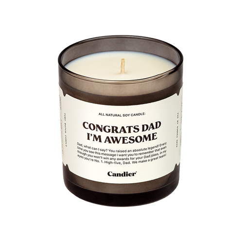Congrats, Dad Candle
