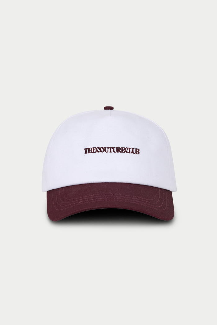 COPYRIGHT EMBROIDERED CAP - BURGUNDY