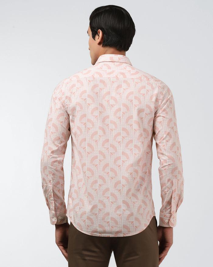 Coral Printed Shirt - Amer