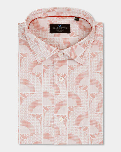 Coral Printed Shirt - Amer