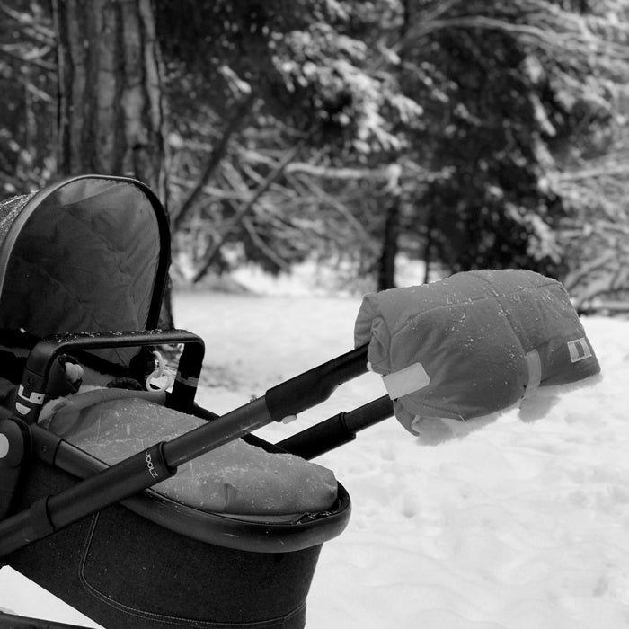 Cotton/Sheepskin Buggy Hand Warmer - Sand