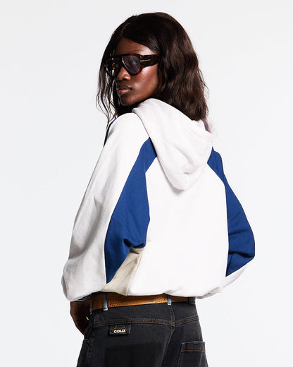 COWBOY VARSITY HOODIE WHITE/BLUE