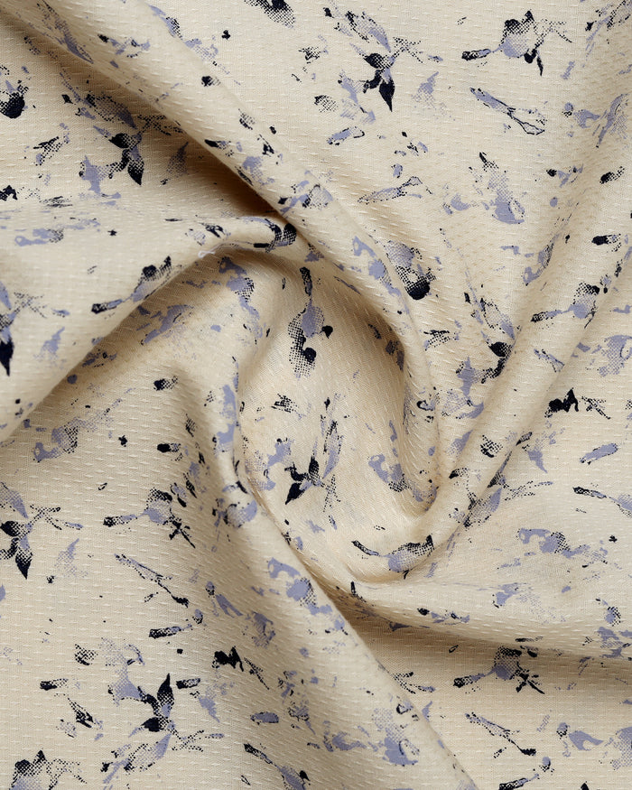 Cream Printed Shirt - Kiva