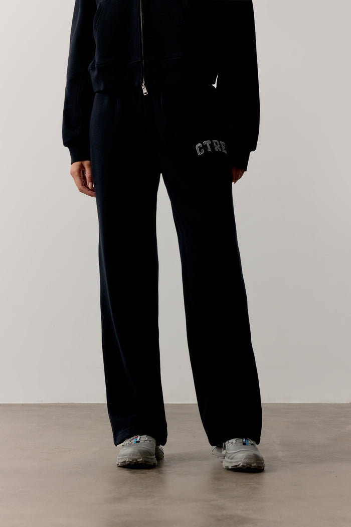CTRE STRAIGHT LEG JOGGERS - BLACK
