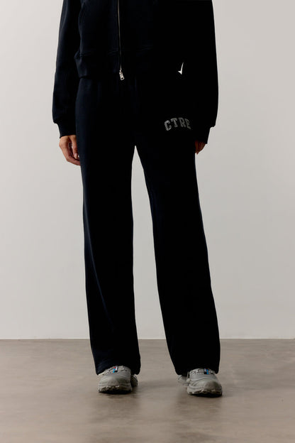 CTRE STRAIGHT LEG JOGGERS - BLACK