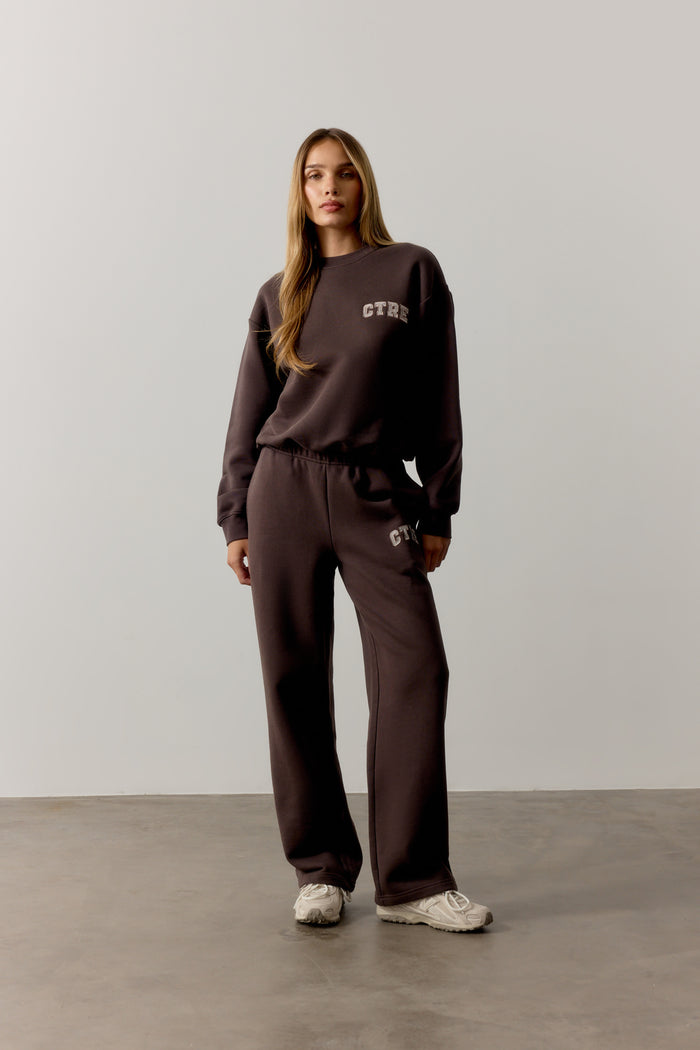 CTRE STRAIGHT LEG JOGGERS - BROWN