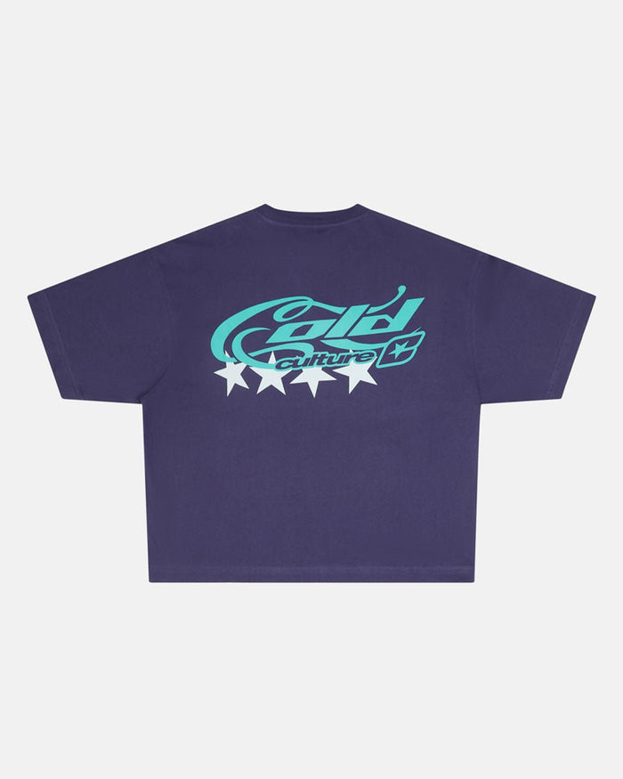 CURLY COLD TEE MULBERRY PURPLE - COLD CULTURE