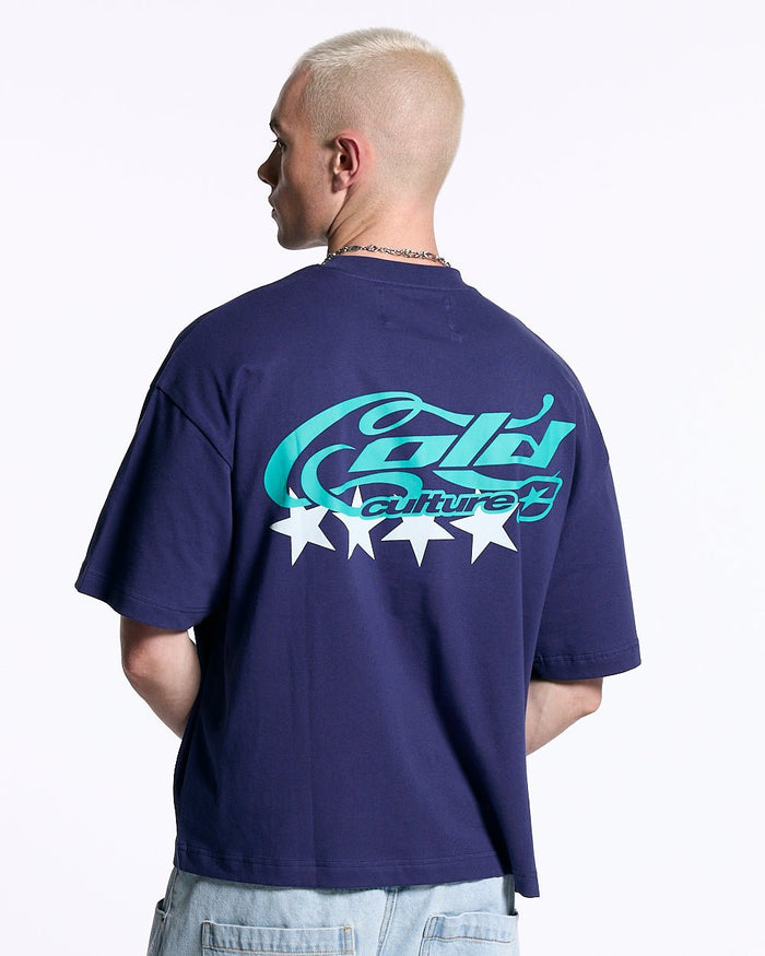 CURLY COLD TEE MULBERRY PURPLE - COLD CULTURE #man