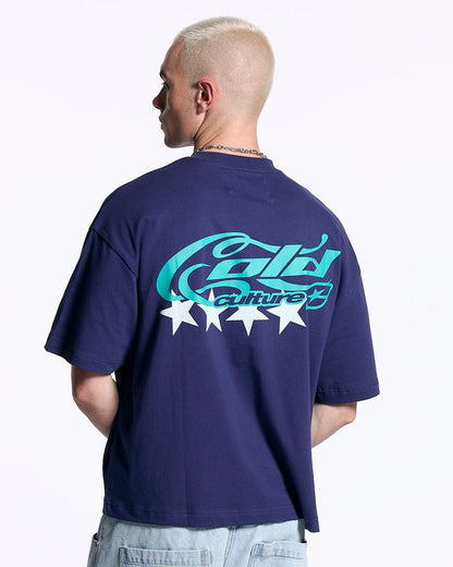 CURLY COLD TEE MULBERRY PURPLE - COLD CULTURE #man