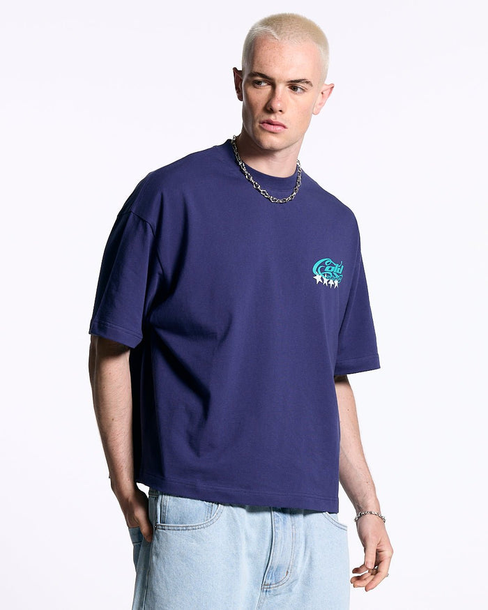 CURLY COLD TEE MULBERRY PURPLE - COLD CULTURE #man