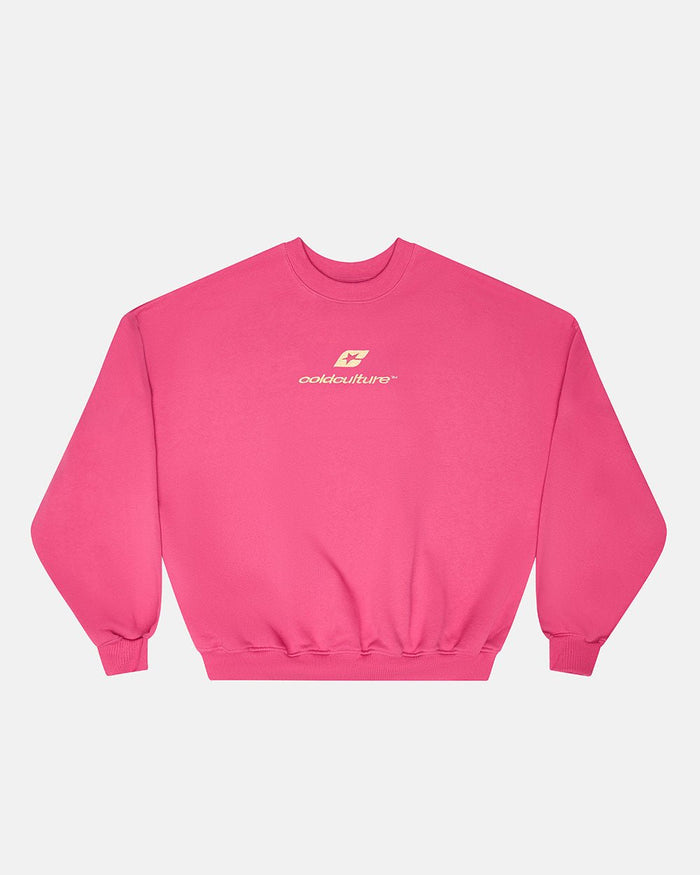 CURVED CREWNECK PINK - COLD CULTURE