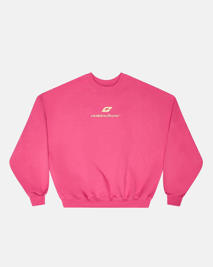 CURVED CREWNECK PINK - COLD CULTURE