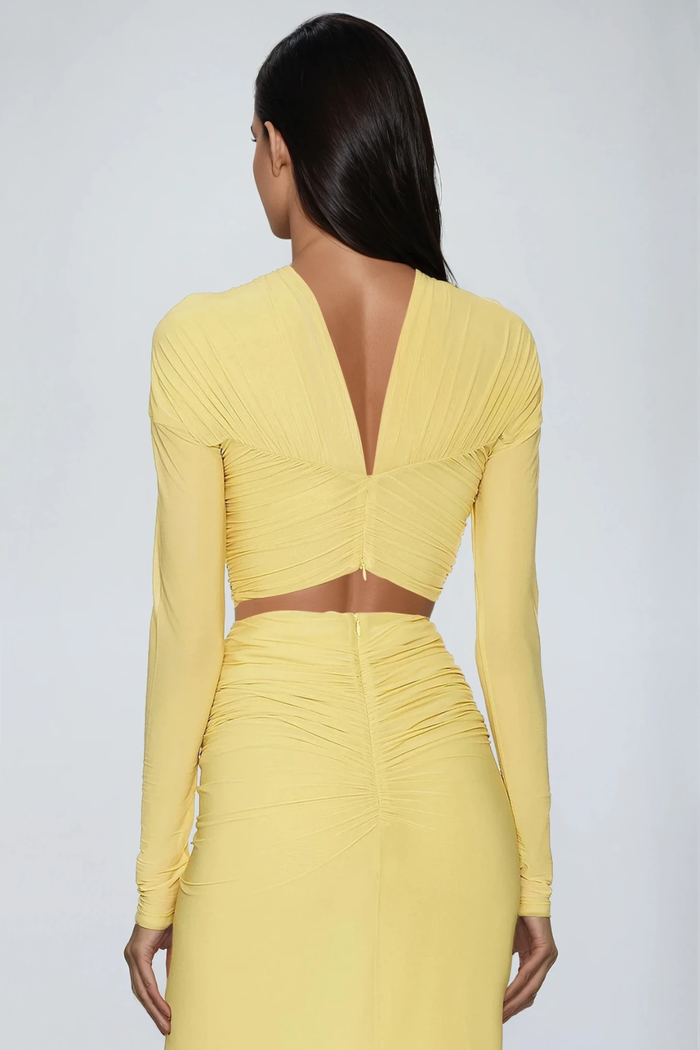 Danai Ruch Cutout Skirt Set