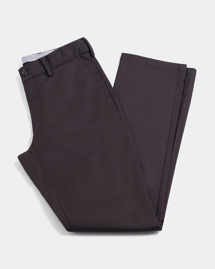 Dark Grey Non Iron Solid Khakis - Maple