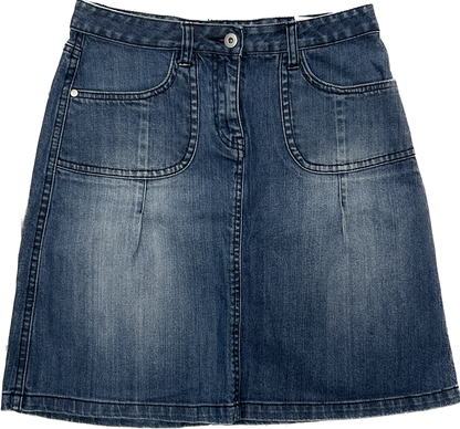 Denim Midi Skirt