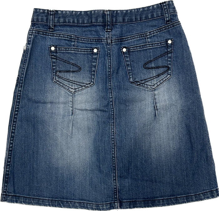 Denim Midi Skirt