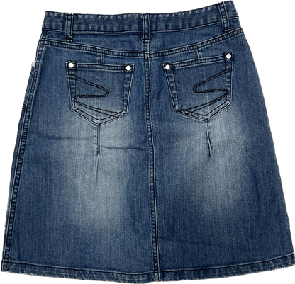 Denim Midi Skirt