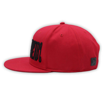 DIABLO THREADZ RED PUFF SNAPBACK