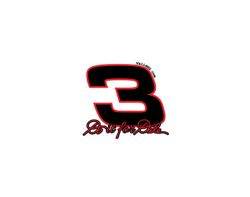 Do it for dale Black and Red Sticker #8