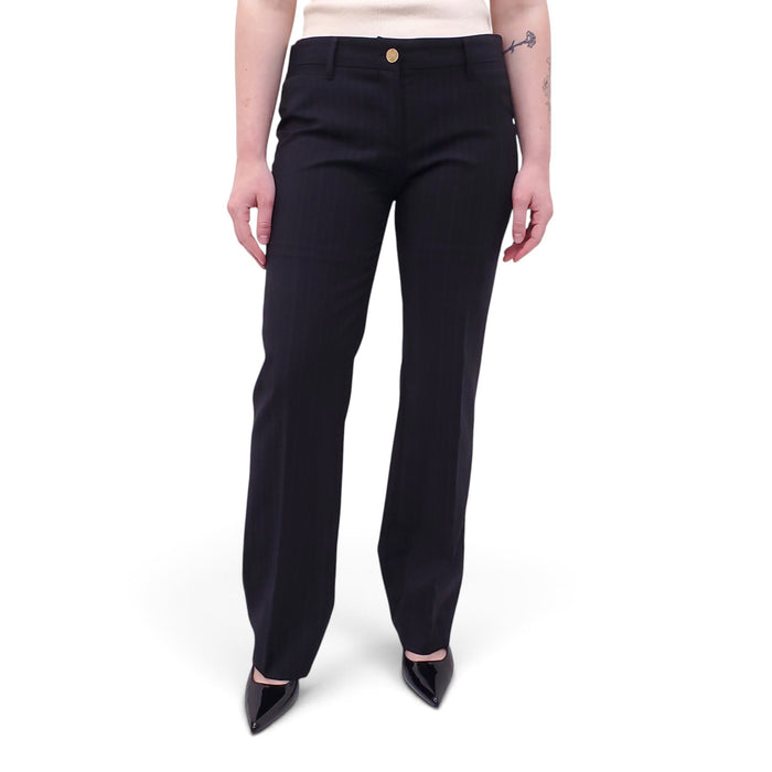 DOLCE & GABBANA STRIPED PANTS - SIZE 40