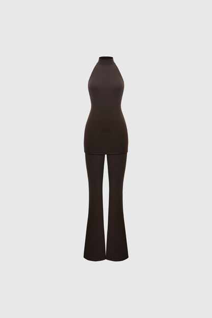 Donatianus Halter Neck Pants Set