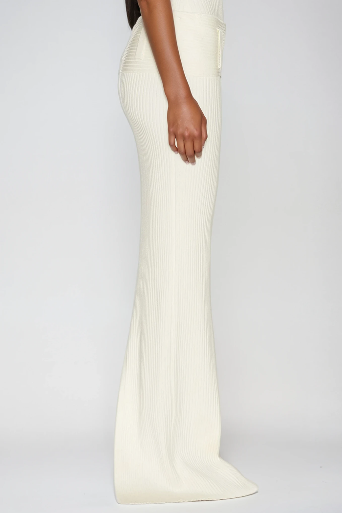 Dorinel V Neck Knit Skirt Set