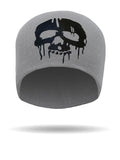 Drip Skull Beanie Gray: Drip Skull Beanie Gray TGB1428G