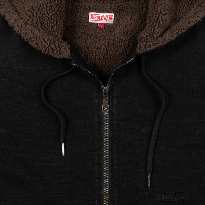 Dubbleware Cavva Fleece Jacket - Washed Black